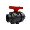 Llave de bola UPVC doble americana 40mm - Imagen 2
