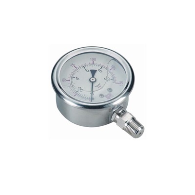 2,5" Manómetro medidor de presión de agua 0-300 PSI Conexión inferior 1/4" NPT HE