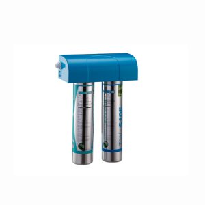 Doble cabezal porta filtro evergreen /Solución mala calidad del agua para bar opción 2