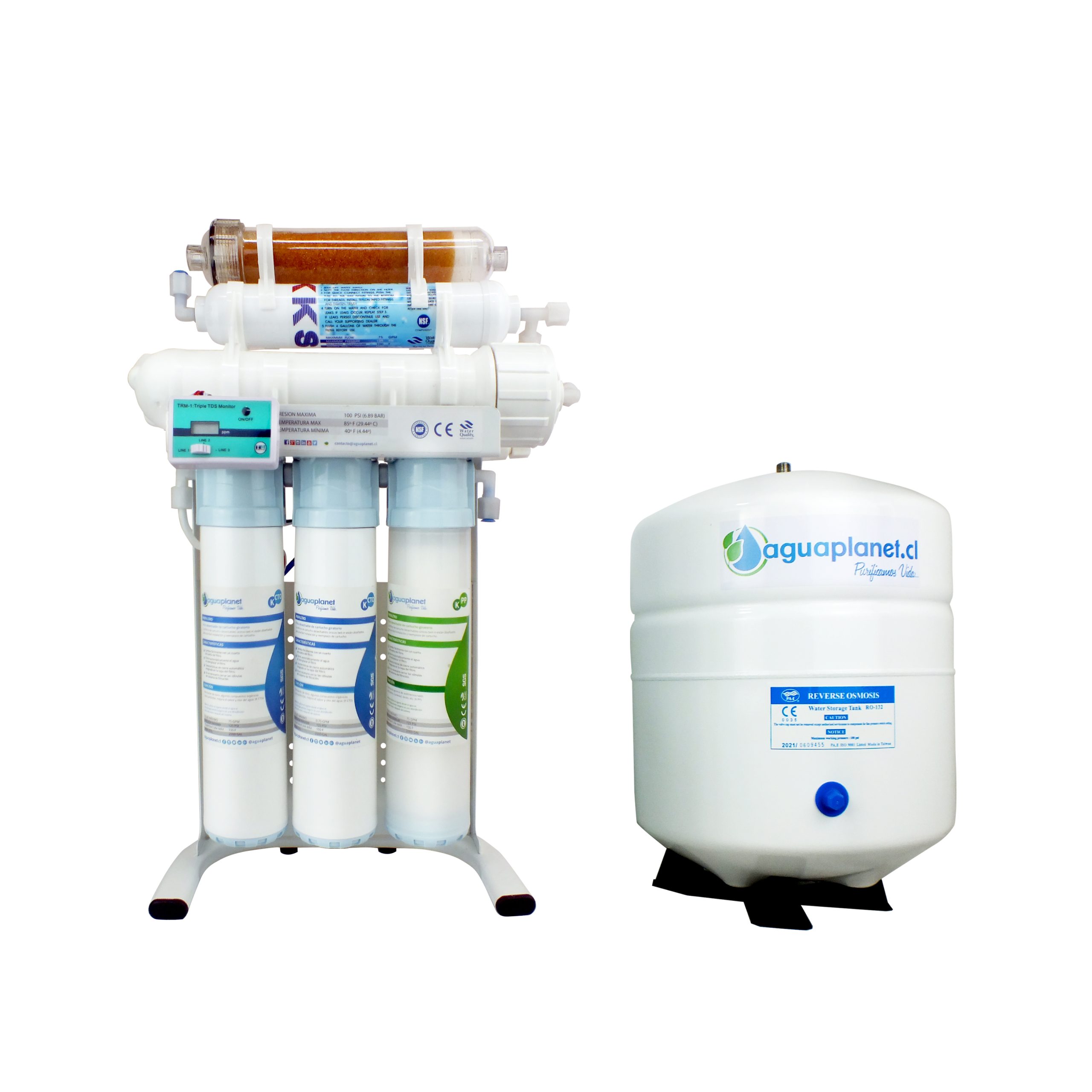Purificador de agua de 6 etapas filtro ósmosis inversa sistema de  filtración de agua potable fuente hogar