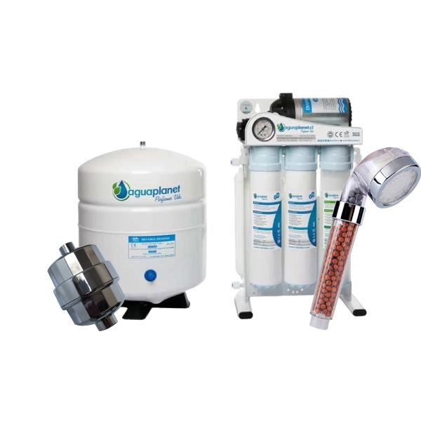 Pack Full Para Mamá Con Bomba – Purificador Hogar C/B + Mango Ducha + Filtro Ducha